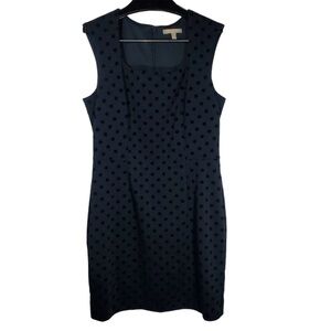 3/$25 Banana Republic Navy Polka Dot Sheath Dress